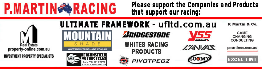Please support the Companies and products that support our racing.