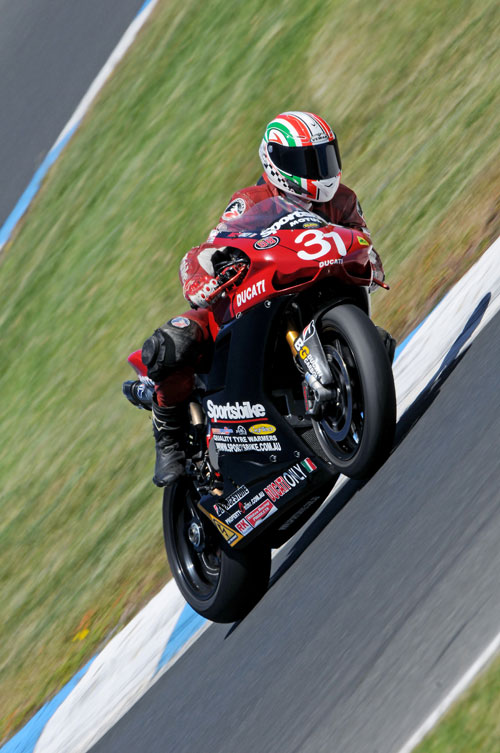 P.Martin Ducati 1198s 8 Hour Endurance Race, Phillip Island GP Circuit.