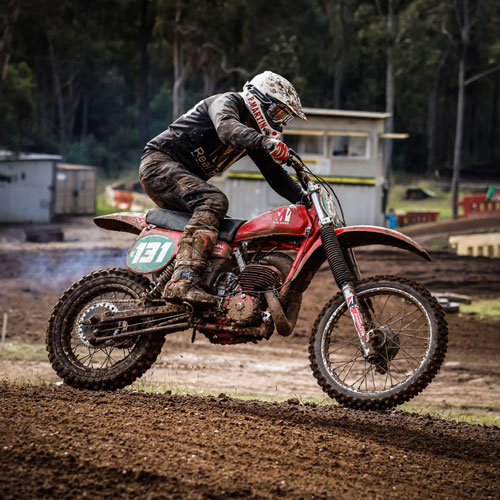 For 2022 the 1979 Honda CR250RZ is raced in the Classic and Evolution Classes.