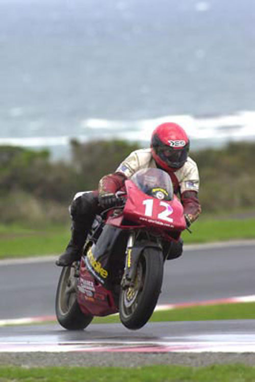 P.Martin Ducati 916 Phillip Island GP Circuit.