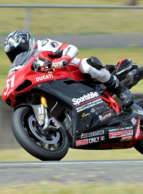 P.Martin Ducati 1198s Eastern Creek GP Circuit.