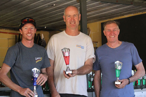 Heaven VMX 2018 250EVO Podium from Left; 1st Brendan Richards, 2nd Chris Drabsch, 3rd Peter Martin.